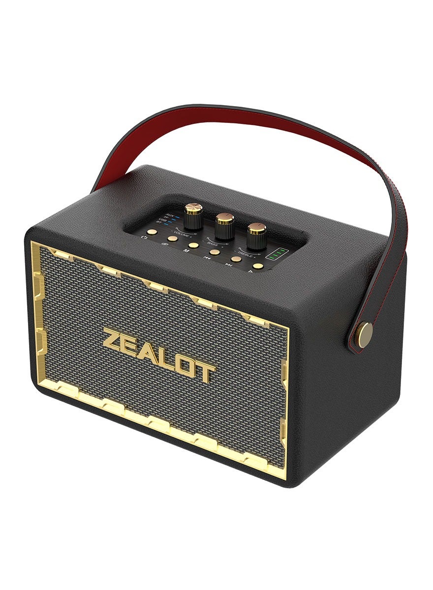 ZEALOT MT01 Retro Classic Bluetooth Speaker - 60W…