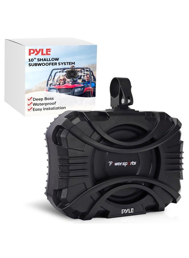 Compare 10 Inch Subwoofer System  400 Watts Passive Subwoofer for Marine & Powersports, QuickMount, Water Resistant Vehicle System, Weatherproof Housing, Designed for UTVs & Boats at KSA Price