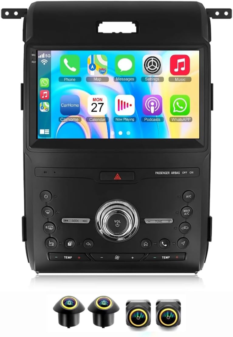 VIEREX 9-Inch Android Car Stereo for Ford F150…