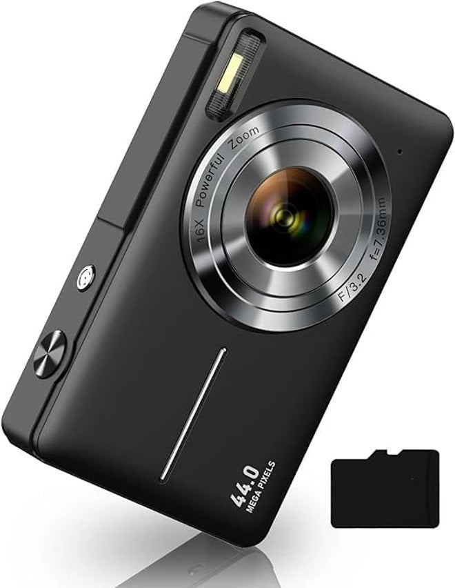 Digital Camera, FHD 1080P Kids Camera 44MP Point…