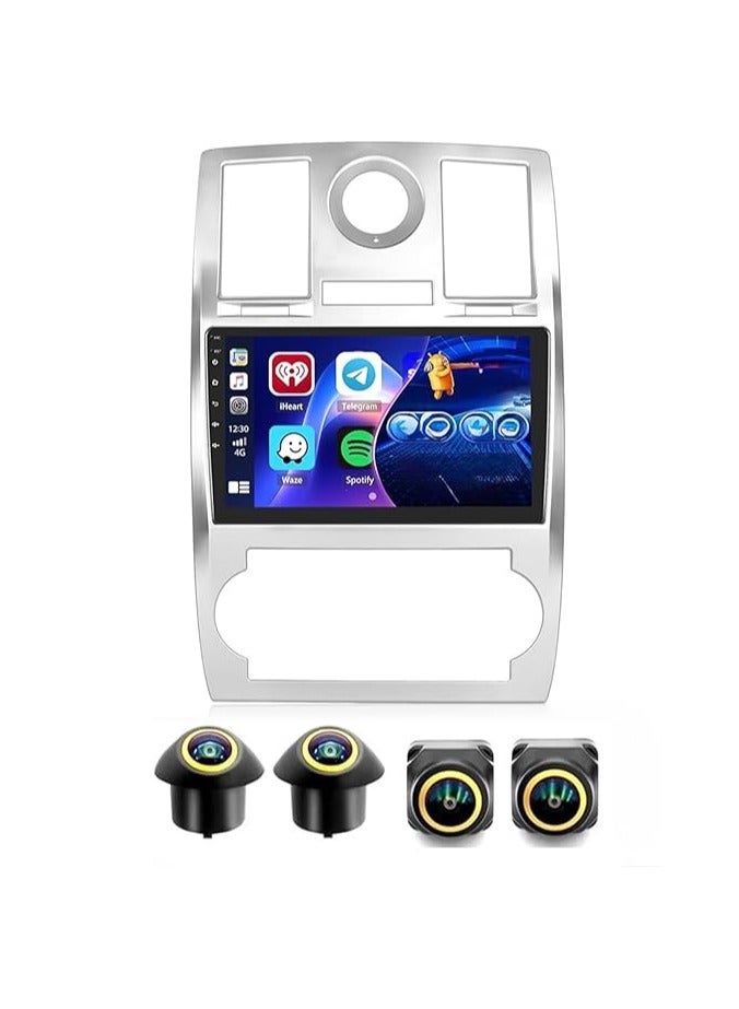 Compare Android Car Stereo for Chrysler 300C 20052009 4GB RAM 64GB ROM Support Carplay, MLink WiFi BT, Radio GPS, 9 Inch IPS.QLED, Fast interface, Touch Screen with 360D Camera Included at KSA Price
