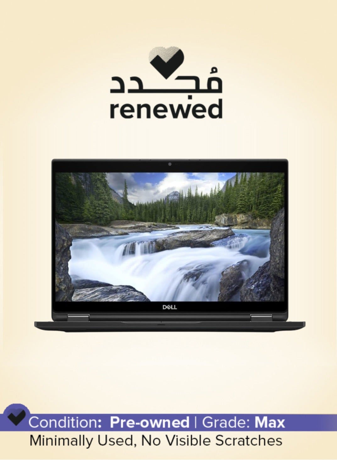 Compare Renewed  Latitude 7390 Laptop With 13.3Inch Display,Intel Core i78th Gen8GB DDR4 RAM256GB SSDWindows 11 English Black at KSA Price