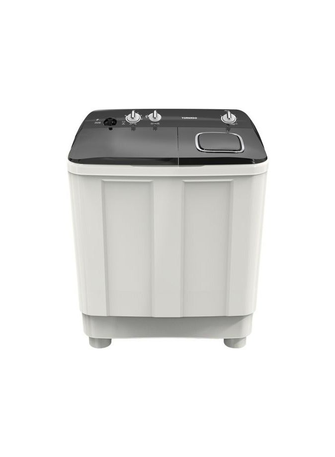 Compare TORNADO 10 KG Twin Tub Half Automatic Washing Machine, Mechanical Wash Timer, Intuitive Control, Durable Spin Motor, 1200 RPM, White x Black TMHHS10CWK 10 kg TMHHS10CWK White x Black at KSA Price