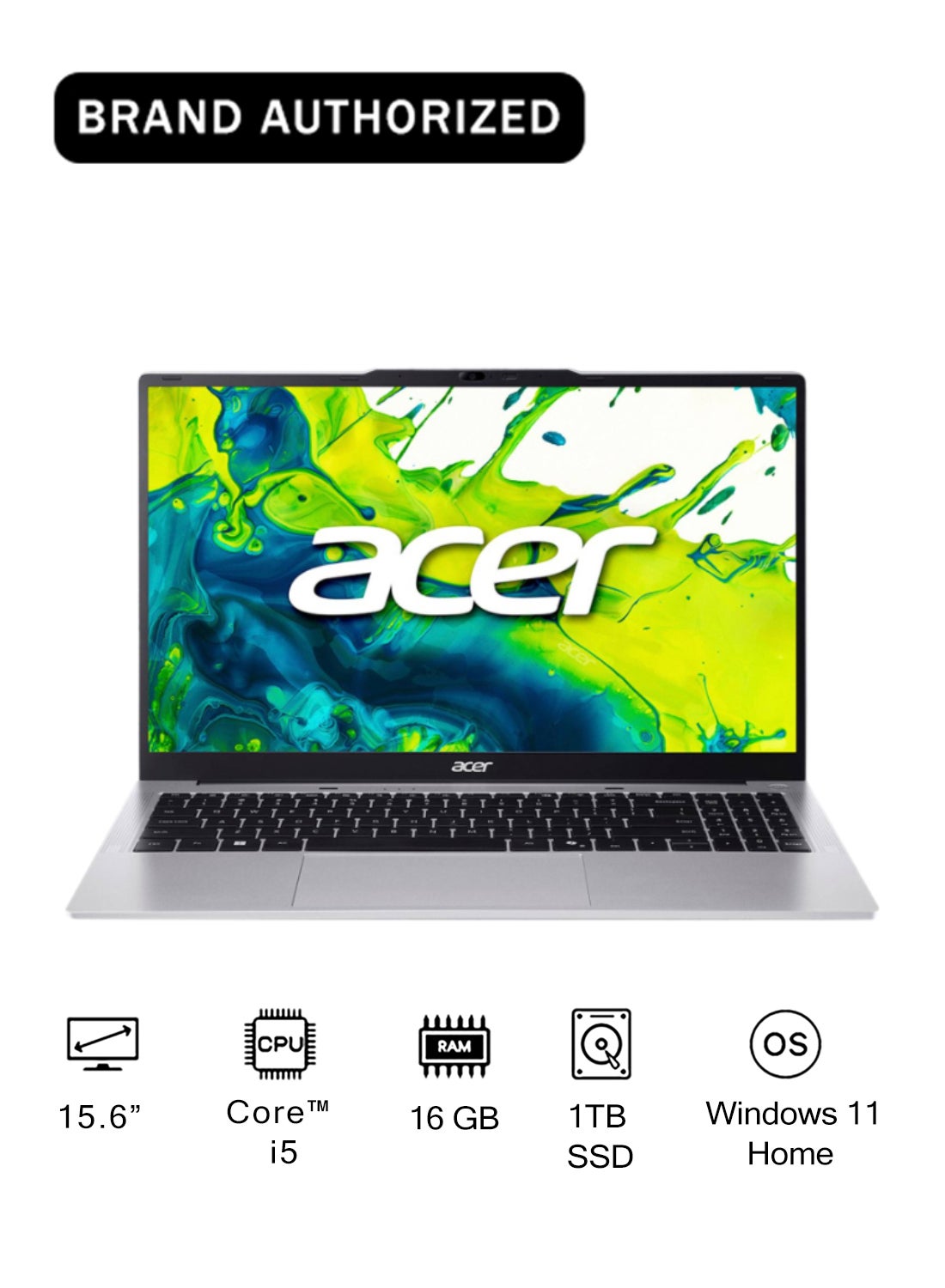 Compare Aspire Lite Laptop With 15.6Inch FHD Display, Core i513420H Processor16GB RAM1TB SSDIntegrated GraphicsWindows 11 Home EnglishArabic silver at KSA Price