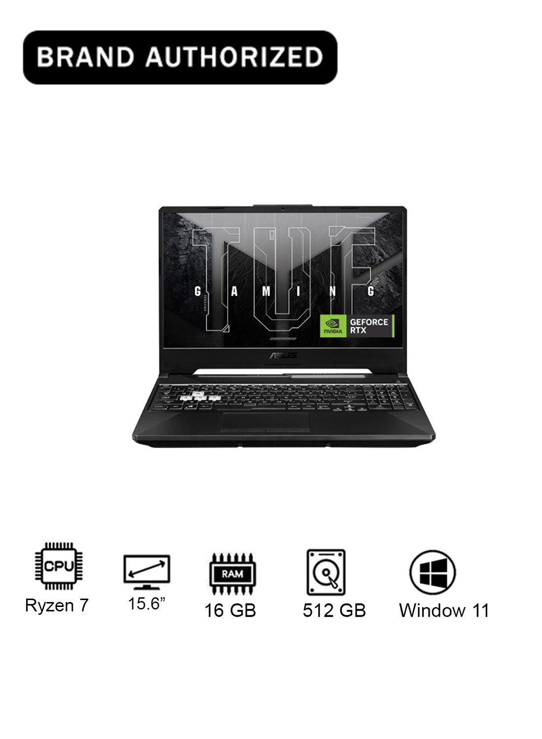 Compare TUF A15 Gaming 2025 Laptop – AMD Ryzen 77445HS  15.6inch FHD  512GB SSD  16GB RAM  4GB NVIDIA GeForce RTX 3050 Graphics  Windows 11 Home  English & Arabic Keyboard  Graphite Black  Middle East Version – FA506NCGB165W EnglishArabic Grap at KSA Price