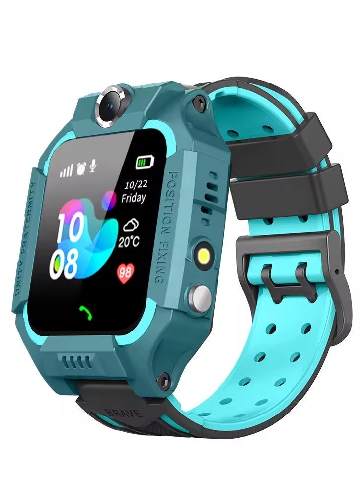 Kid's GPS Smart Waterproof Watch for Kids Green