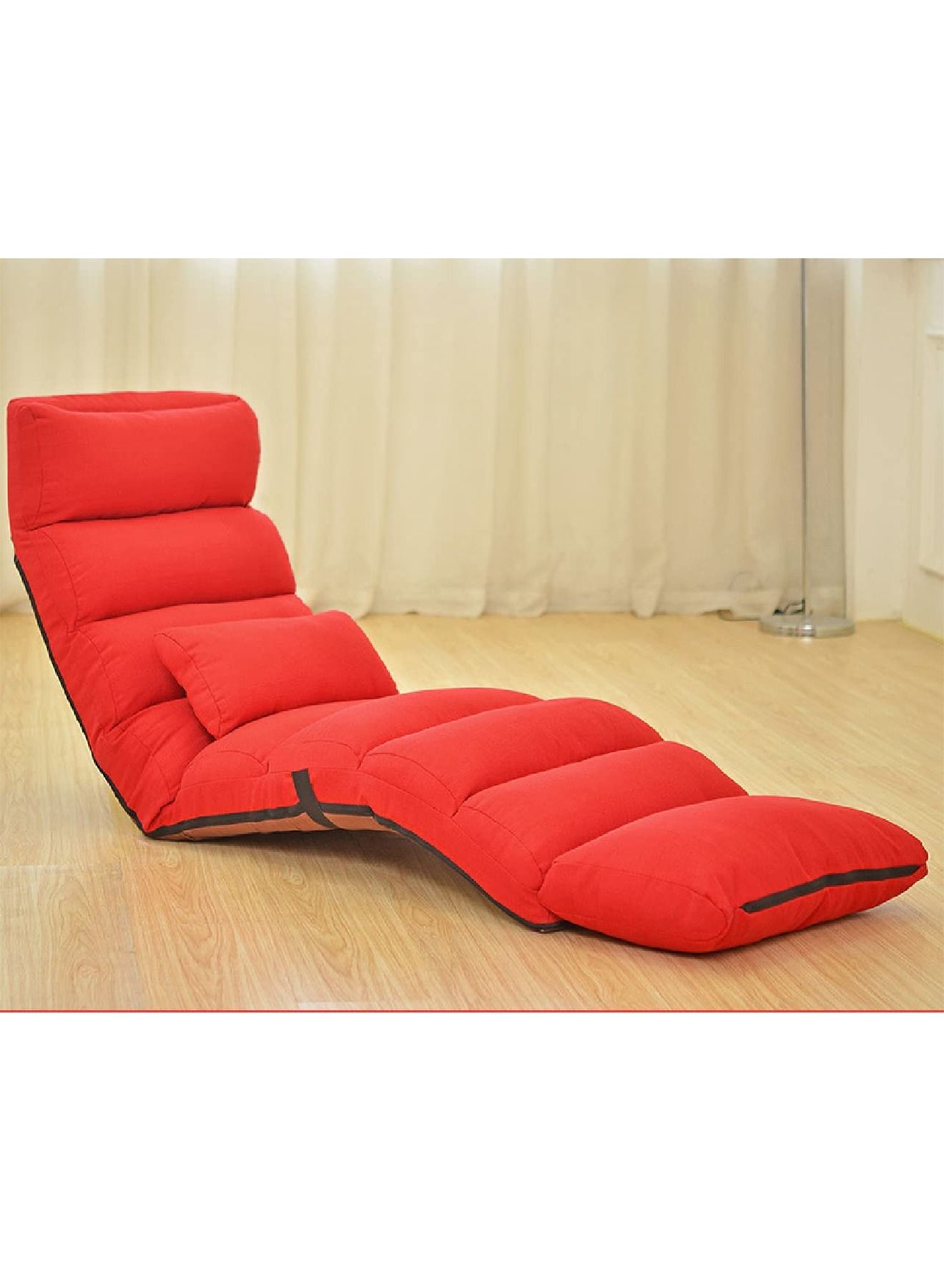Floor Chair with Back Support, Adjustable 14 Angles,…