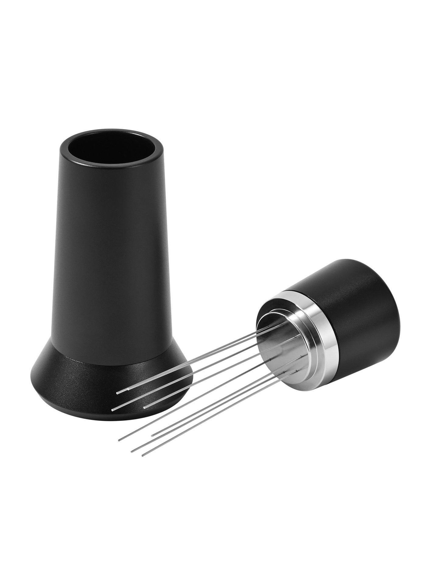 Compare Stylusella Espresso Needle Distribution Tool, WDT Tool Espresso, Stainless Steel 8 Needles Espresso Needle Distributor, Espresso Needle Stirrer with Aluminum Alloy Stand at KSA Price