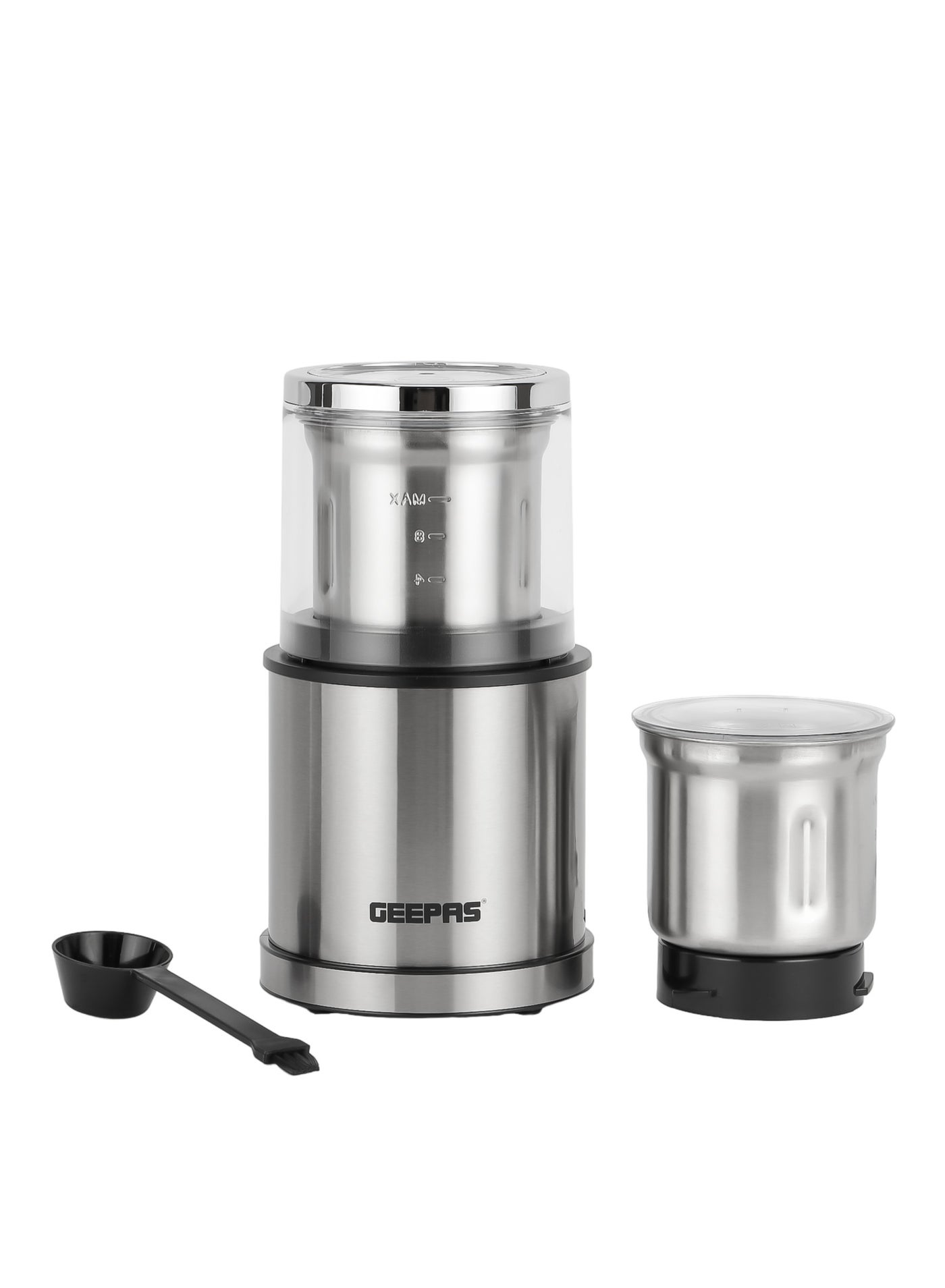 Stainless Steel Coffee Grinder With 2 in 1…