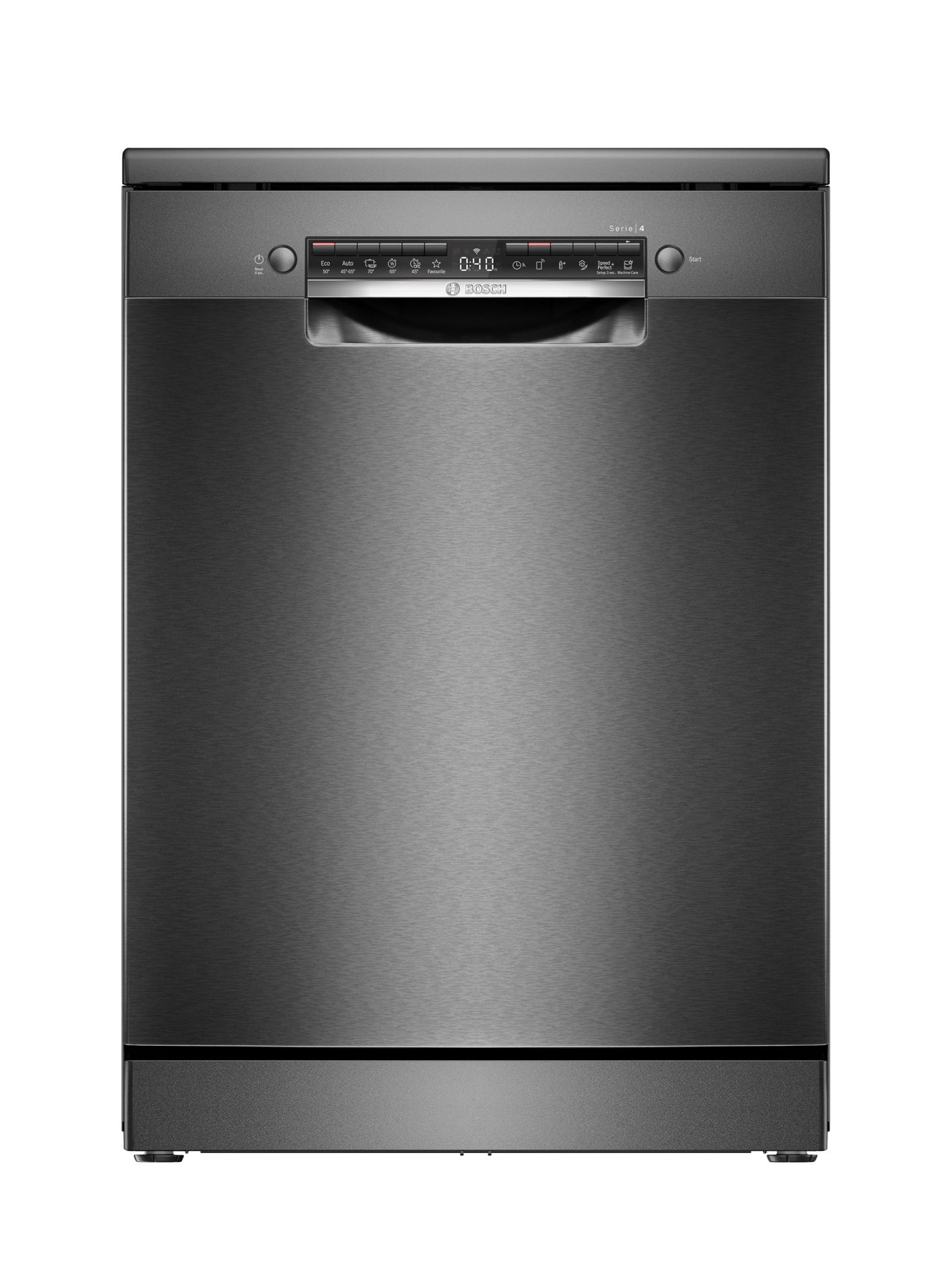 Compare Bosch Series 4 SMS4HMC25M Freestanding Dishwasher, 60 cm, 14 Place Settings 2400 W SMS4HMC25M silver at KSA Price