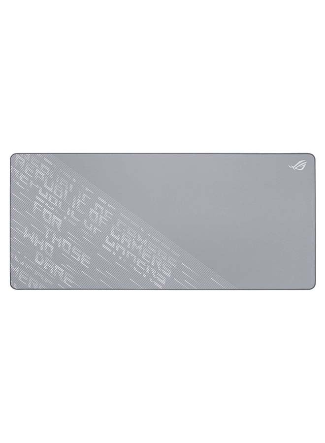 Compare ASUS ROG Scabbard II Arctic Gray XXL Gaming Mouse Pad 900×400×3mm – Extended Desk Mat, WaterOilDustRepellent Cloth Surface, AntiFray Stitched Edges, NonSlip Rubber Base, Optimized for Precision & Speed Gaming Mice | 90MP03H0BPUA00 at KSA Price