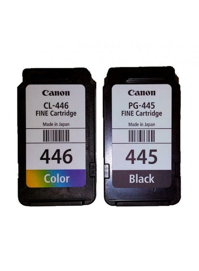 Compare PG445CL446 BKCMY Ink Cartridge Multipack, Includes 1 Black & 1 Colour FINE Cartridge, For Crisp, Sharp & LongLasting Results MulticolourBlack at KSA Price