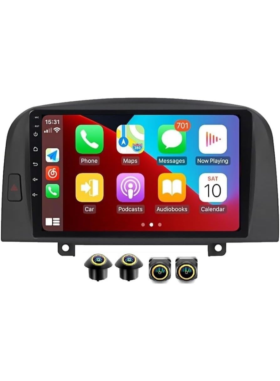 Compare Android Car Stereo for Hyundai Sonata 20042008 4GB RAM 64GB ROM Support Carplay, MLink WiFi BT, Radio GPS, 9 Inch IPS.QLED, Screen with 360D Camera Included at KSA Price