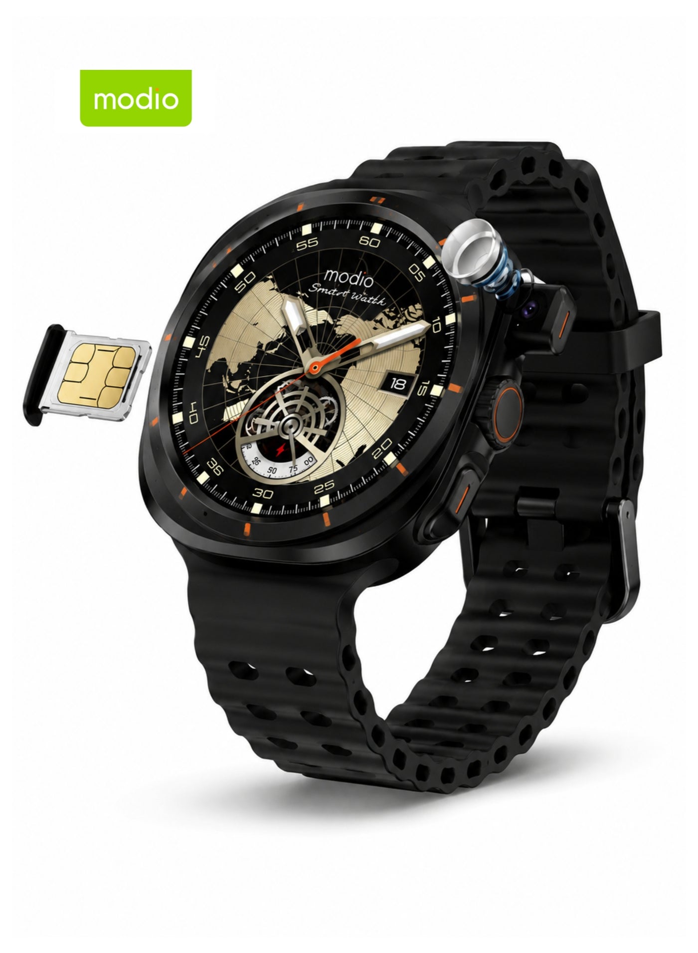 SM05 Smart Watch with SIM Slot, Camera, Bluetooth…
