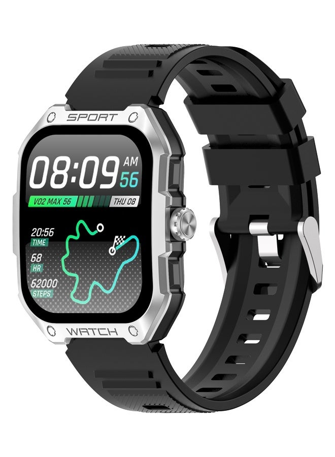 Compare Mens Smart Watch, Waterproof Sports Smart Watch, Multilanguage and Sports Mode, Full Touch Screen Fitness Tracker, Long Standby G18 Black at KSA Price