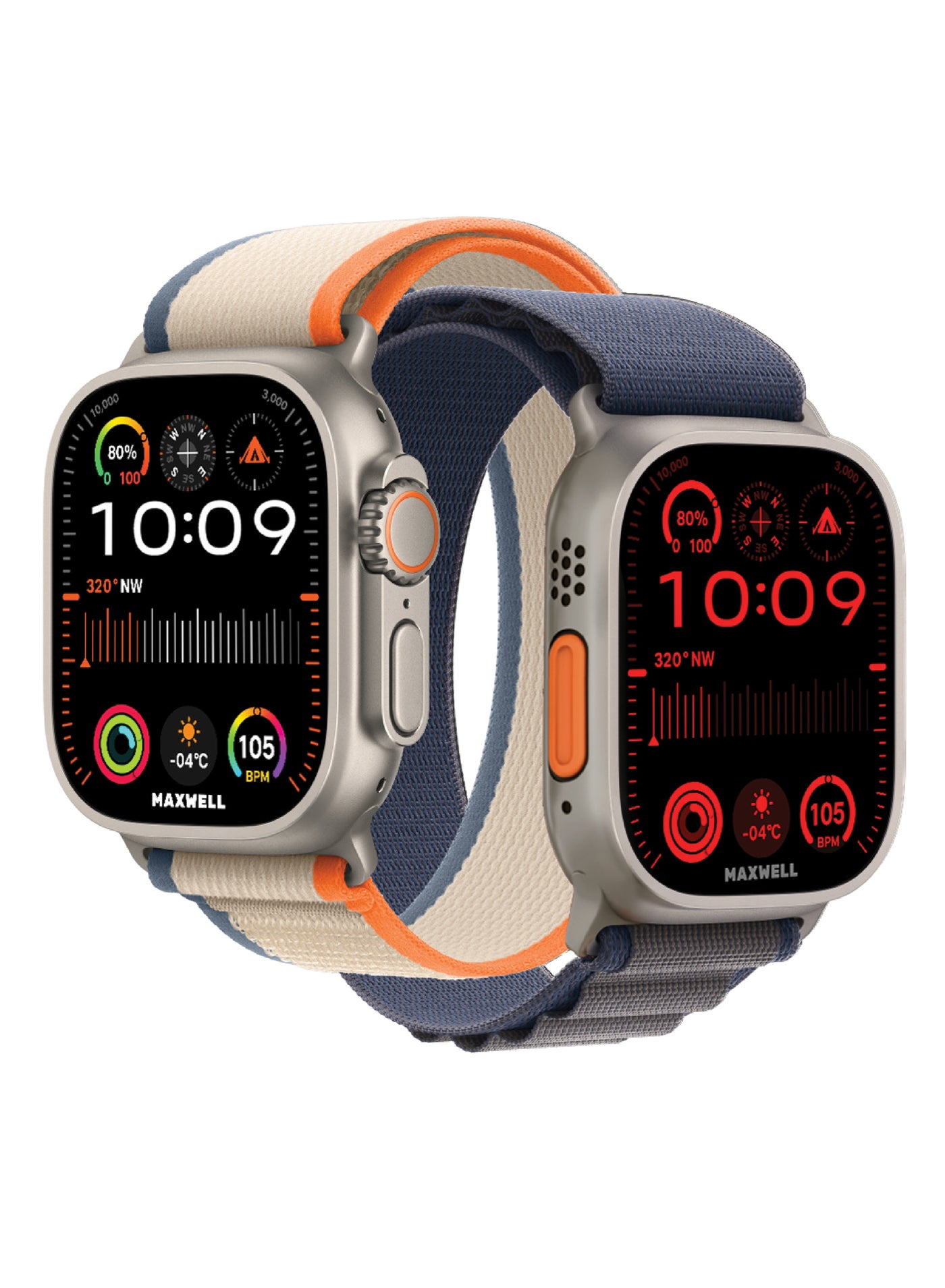 Compare MAXWELL MW ultra 2 Smart Watch with dual strap at KSA Price