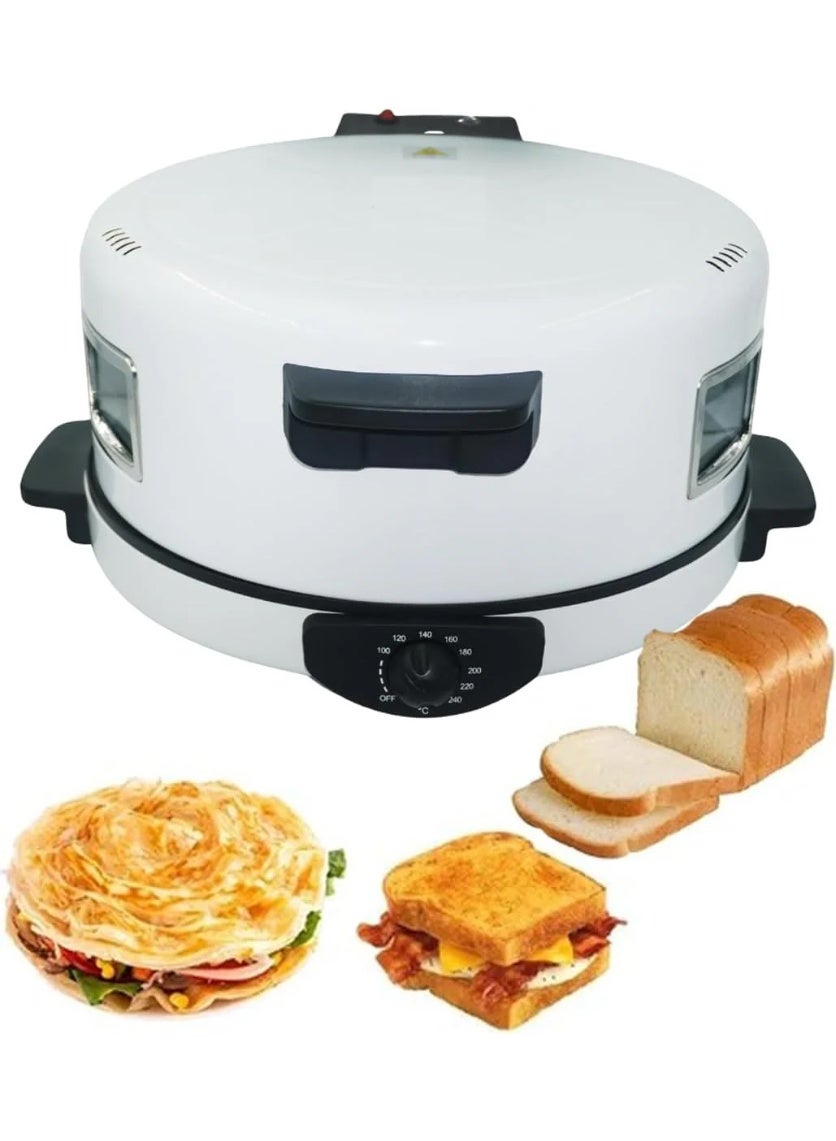 Compare NOVA Arabic Bread  Pizza Maker NT173ABM, 1800W Electric Flatbread Cooker, Fast Heat, Even Cooking, NonStick Plate, Ideal for Soft Tasty Bread at Home at KSA Price