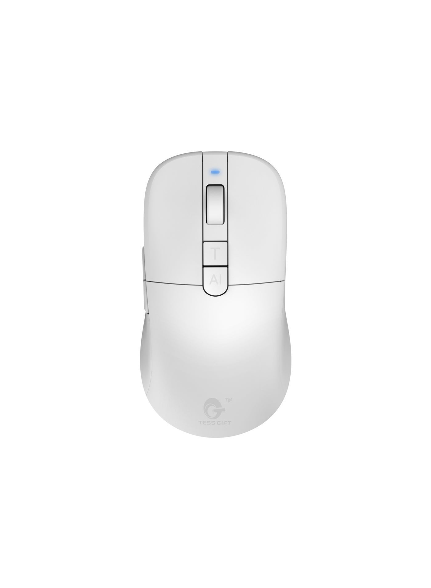 Compare Tess Gift Wireless AI Mouse  Bluetooth ChatGPT Air Mouse with Voice Recording & Summarize by AI, with Laser, Compatible with PCMacLaptop, Silver at KSA Price