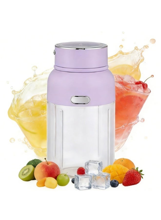 Portable Electric Juicer Blender, 44oz Cordless Travel…