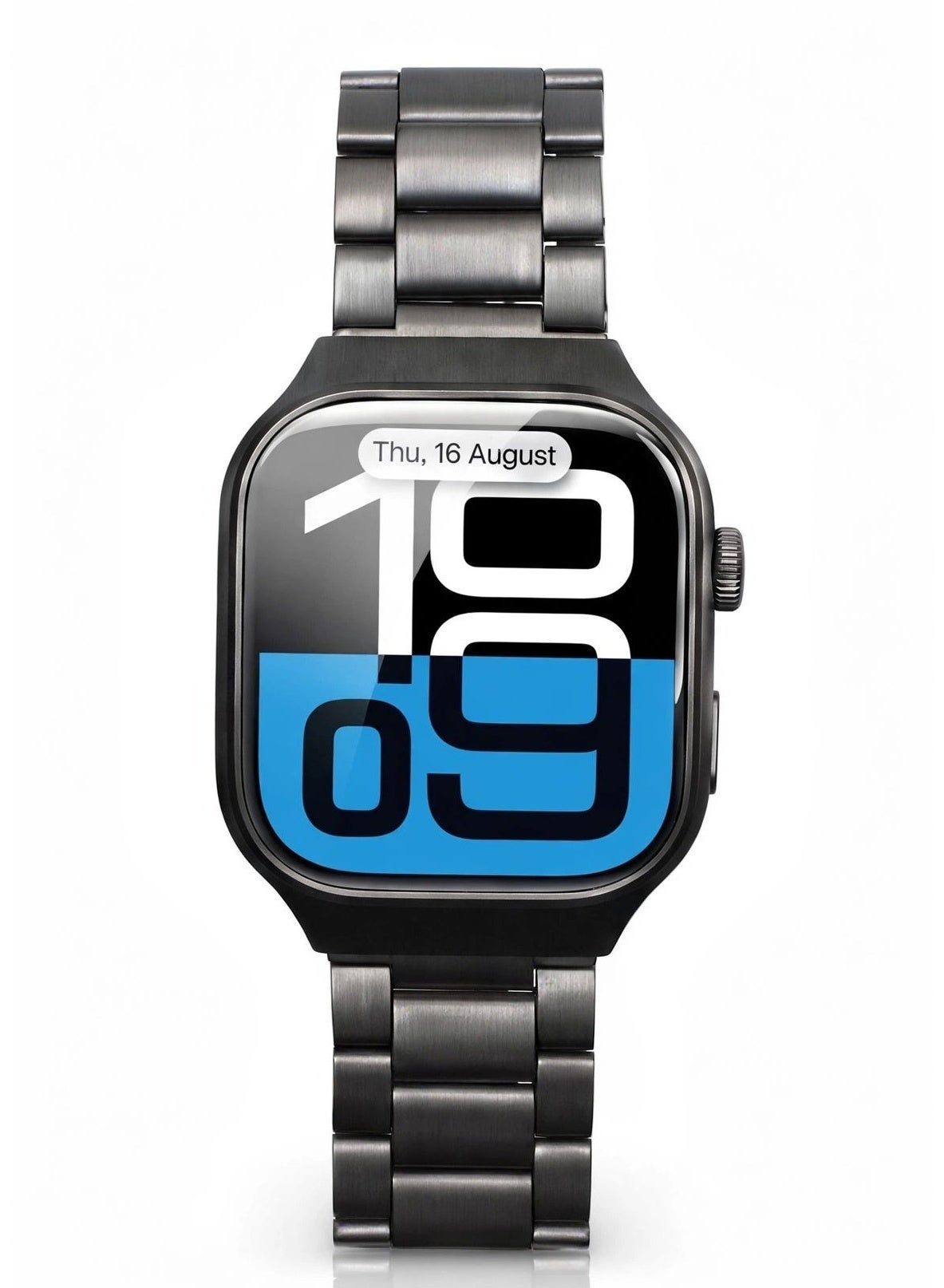 Compare MS12 Curved Smartwatch with 3D AMOLED Display 3 Watch Straps Including Luxury Steel Strap, Health and Fitness Tracking, Stylish Smart Watch for Men and Women at KSA Price