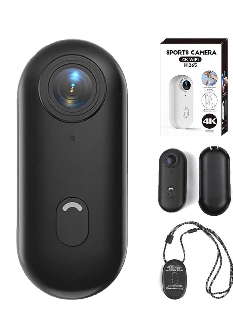 4K Ultra HD Wearable Mini Action Camera – Thumb-Sized…