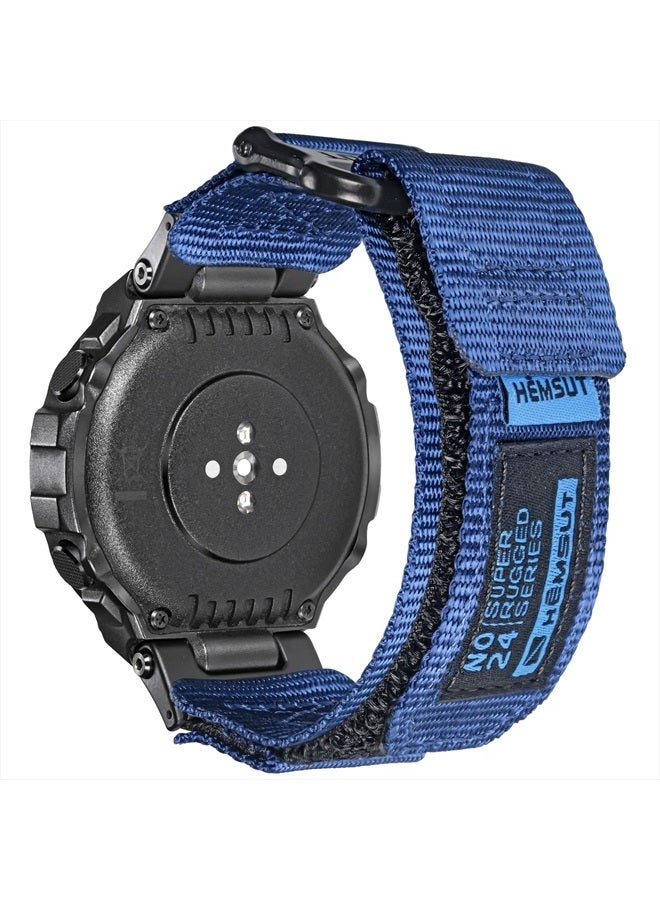 Compare Watch Bands Compatible with Huami Amazfit TRexTRex 2TRex Pro, Rugged Nylon Sports Strap With Woven Loop Design at KSA Price