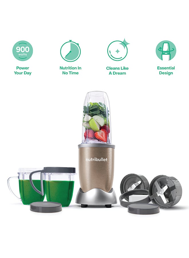 9-Piece Accessories, 900 W Multi-Function High…