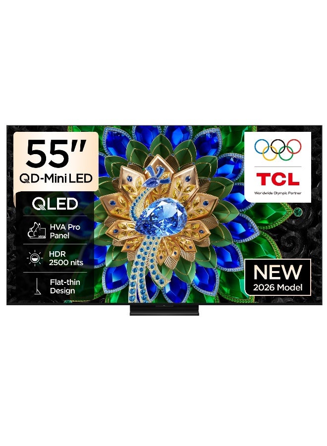 Compare TCL Television 55 Inch 4K QDMini LED Google Smart TV, 144Hz Refresh Rate, Up to HDR 2500nits, 93% DCIP3, TSR AiPQ, Flatthin Design 55A400U 2026 Model 55A400U Black at KSA Price