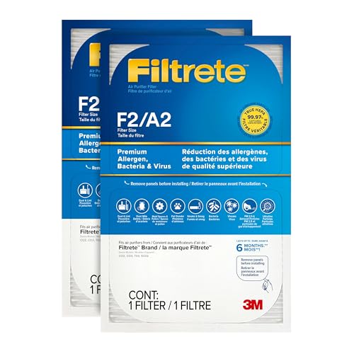 Filtrete F2 Room Air Purifier Filter True HEPA…