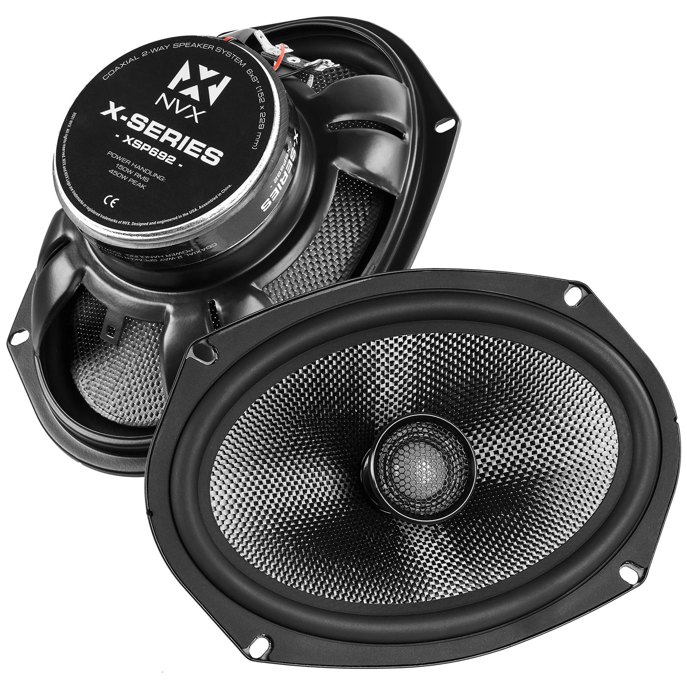 NVX XSP692 6x9 Car Speakers 600W Max 300W…