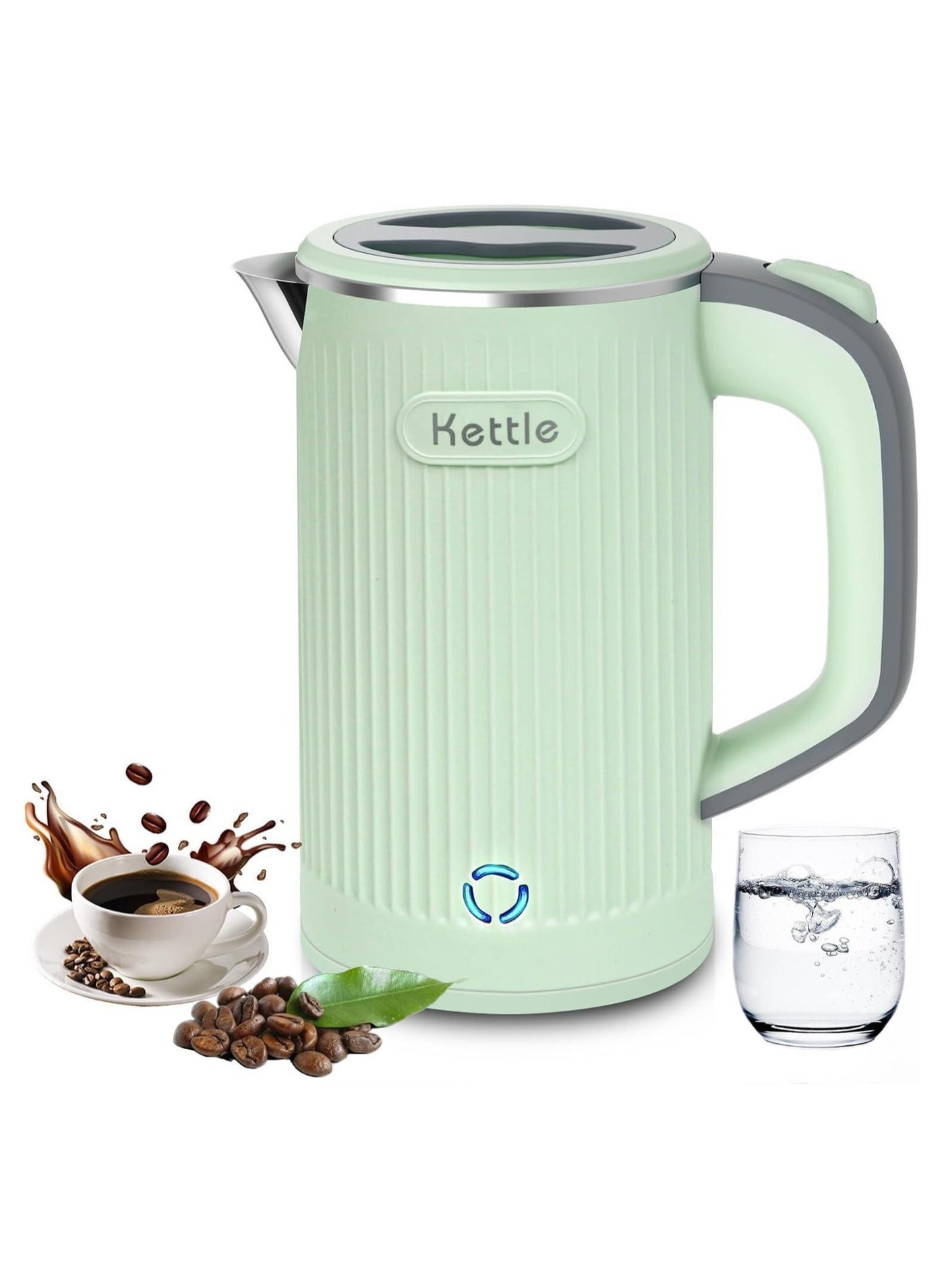 Travel Kettle Electric Small, 600W Low Wattage…