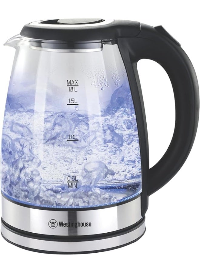 Electric Kettle 1.8L Elegant Glass Kettle360° Cordless,…