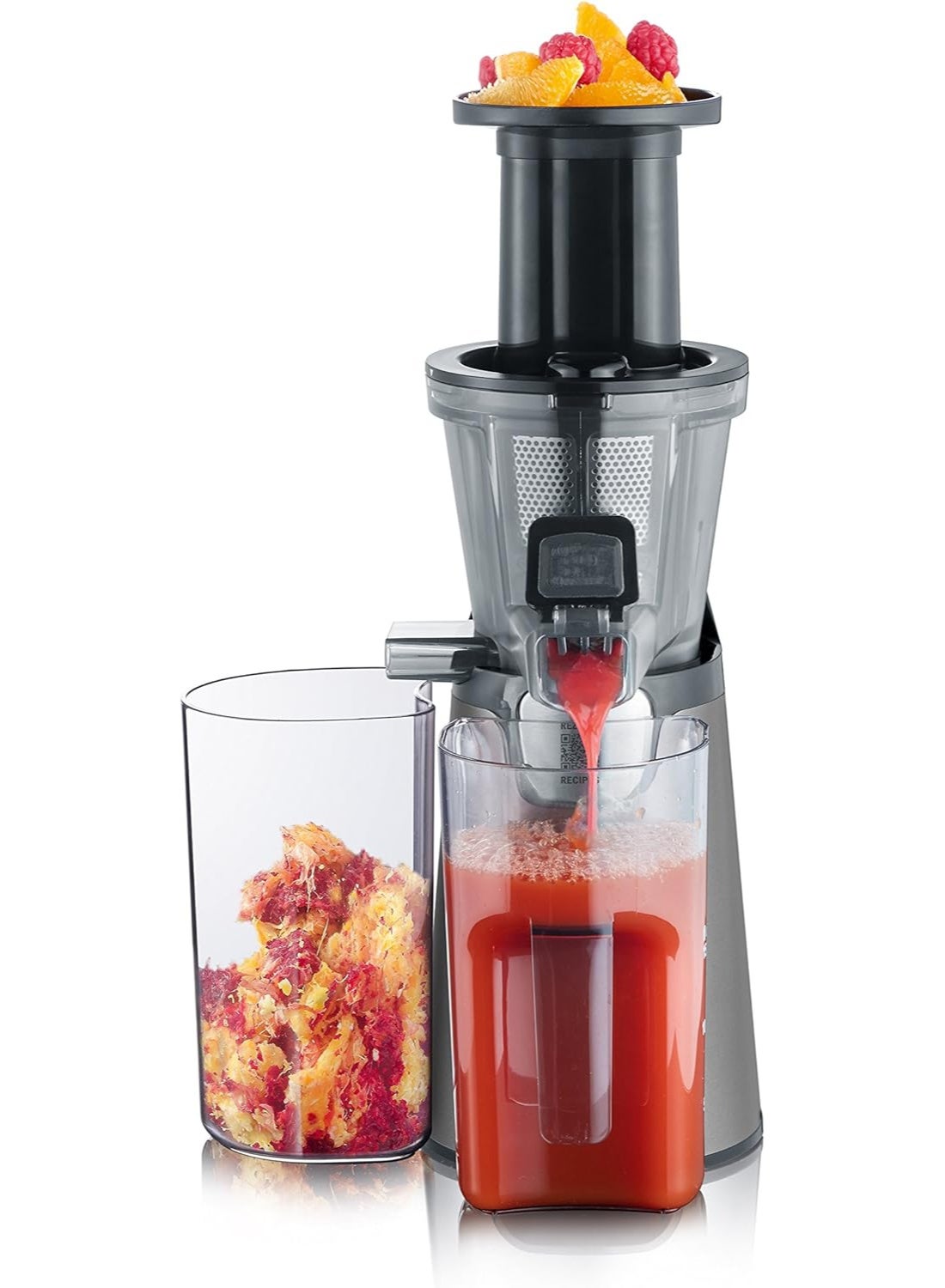 Compare SEVERIN ES 3571 Slow Juicer 150 W, Frozen Fruits attachment included metallic gray  black  stainless steel at KSA Price