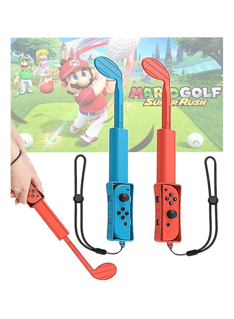 Compare Golf Clubs Controller Grip, for Mario Golf Protective Cover, Compatible with Nintendo Switch Joycon, Switch Golf Game for Mario Golf Super Rush, Controller Handle Accessories with Wrist Strap at KSA Price