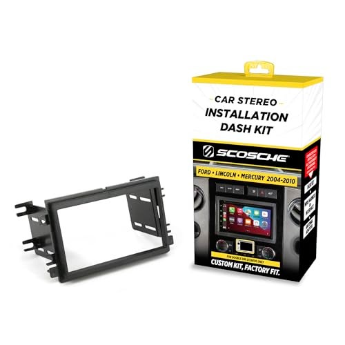 Scosche FD1426B Double DIN Radio Install Dash Kit…