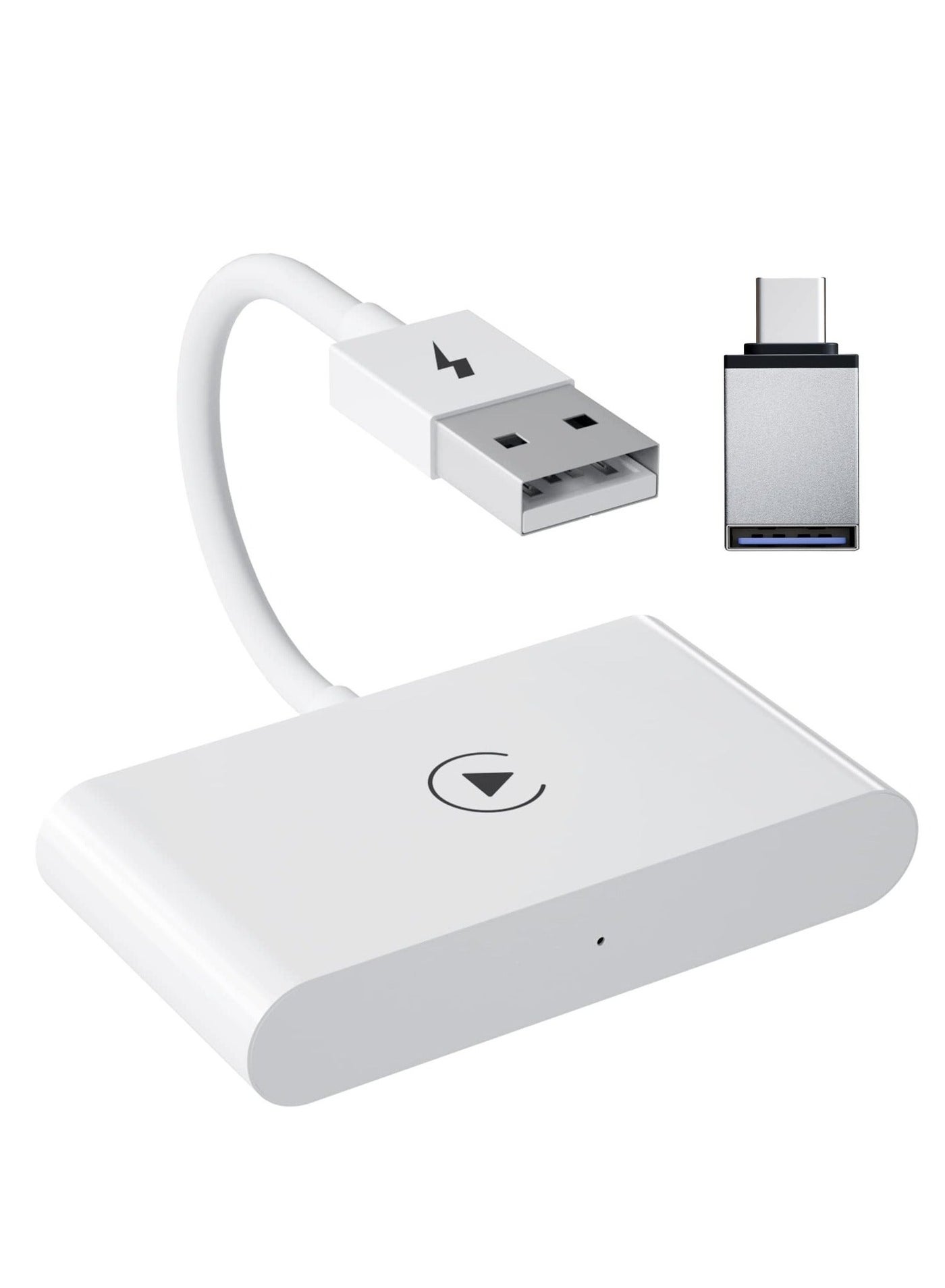 Compare Wireless CarPlay Adapter for iPhone Wireless Carplay Dongle Converts Factory Cars Wired Carplay to Wireless Carplay Bluetooth Adapter 5Ghz WiFi AutoConnect Online Update Support iOS 13+ at KSA Price