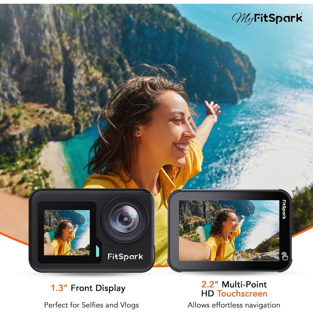 Compare Renewed DOLPHIN 1.0 20M Body Waterproof Real 4K30FPS 20MP Dual Touchscreen WiFi Action Camera PreRecord EIS+6Axis Gyro No.1 ChipsetSensor at KSA Price