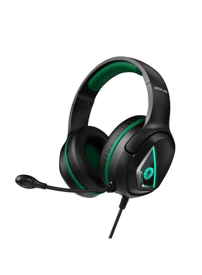 Compare Wired Gaming Headphone  40mm Dynamic Drivers  3.5mm AUX Connection  Omnidirectional Microphone  PU Leather Comfort Fit Model RUNNER  Black at KSA Price