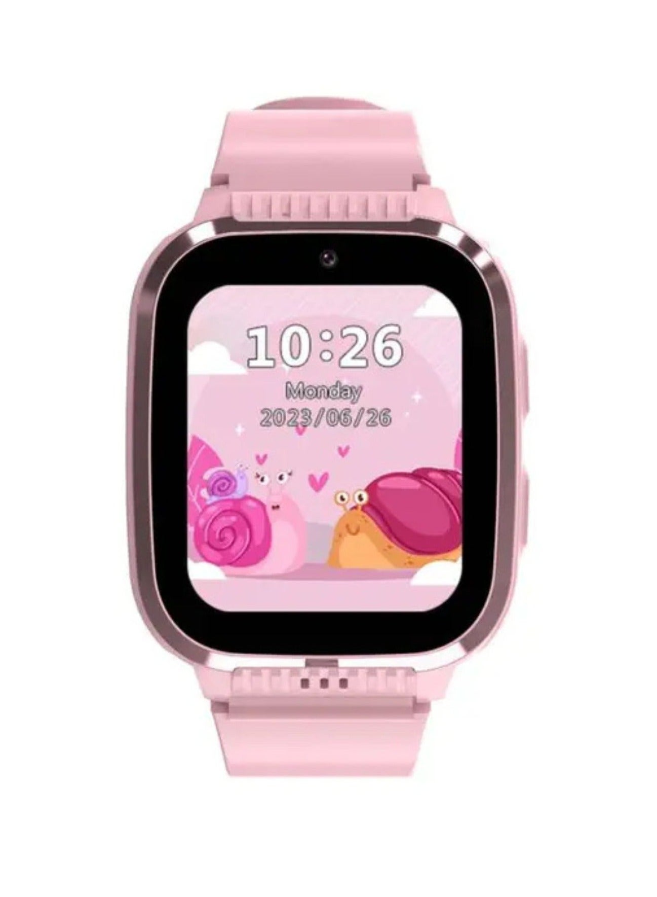 Compare 4G Kids GPS 1.85 inches Smart Watch Junicare with Touch Display, 36 Hours Working Time, 3 Hours Charging Time, Video Calling  Pink at KSA Price