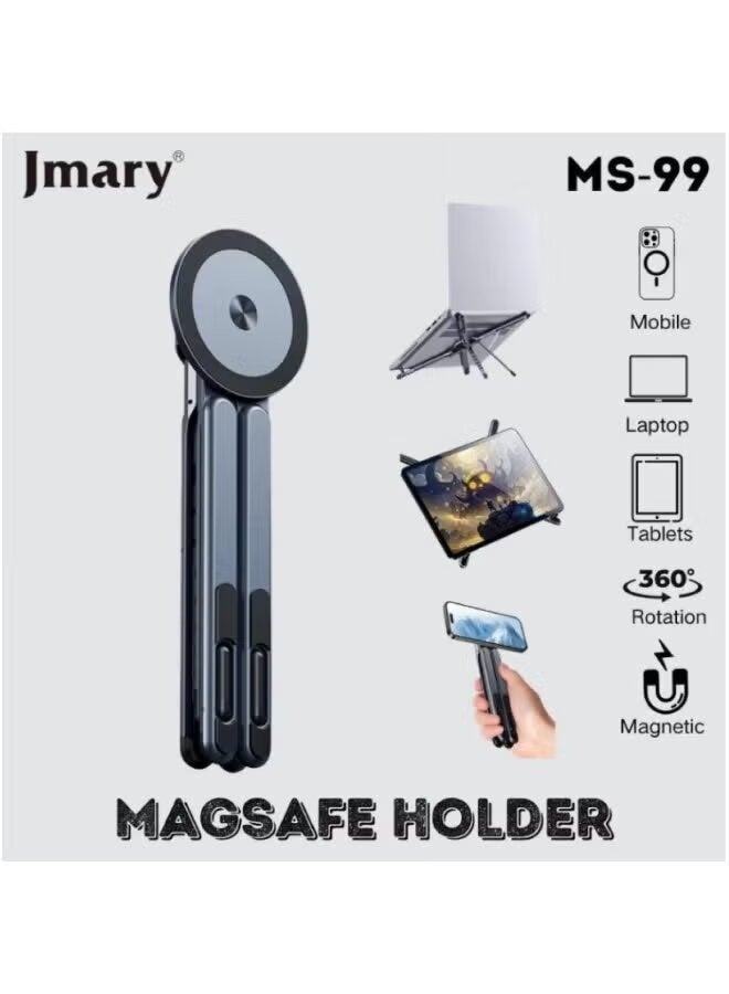 MS-99 3-in-1 Magnetic Aluminum Laptop Stand Holder…