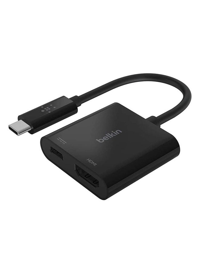 Belkin USB-C to HDMI Adapter + Charge (Supports…