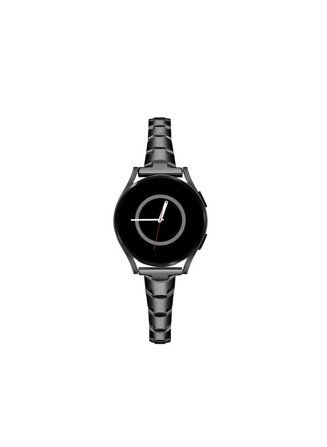 Compare Stainless Steel Band Compatible with Samsung Galaxy Watch 7 6 5 4 40mm 44mmWatch 6 Classic 43mm 47mmWatch 4 Classic 42mm 46mmWatch 5 Pro 45mm, Slim Bracelet Adjustable for Women, Black at KSA Price