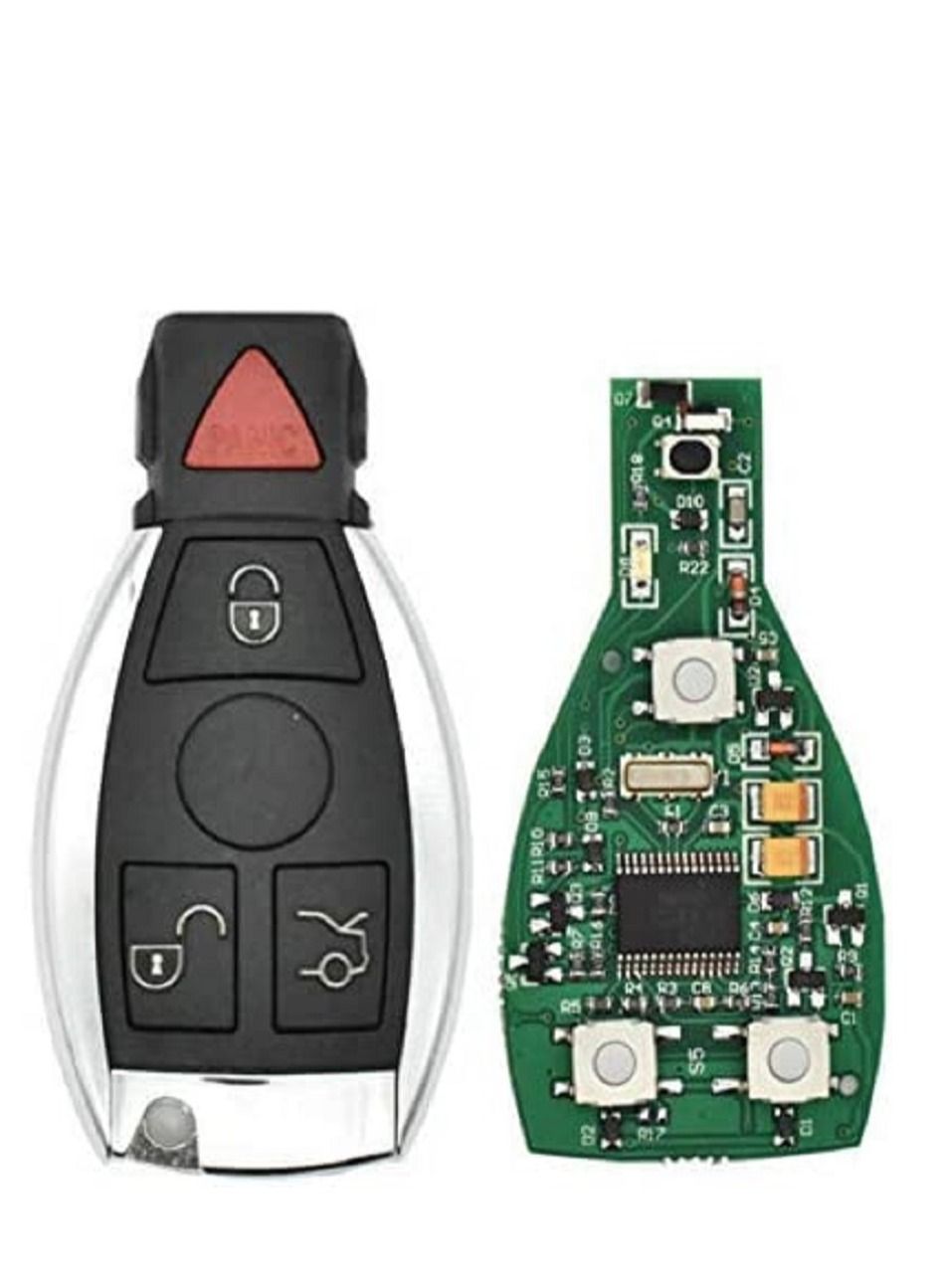 Compare 3+1 Button Smart Remote Key 315mhz fob for Mercedes Benz after 2000+ NEC&BGA replace NEC Chip with logo at KSA Price