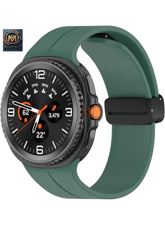 Compare Samsung Galaxy Watch 8 Classic  8 40mm & 44mm – Soft Clean Design with Stylish Buckle Magnet Strap  Slim Replacement Band Galaxy Watch 8 Green at KSA Price