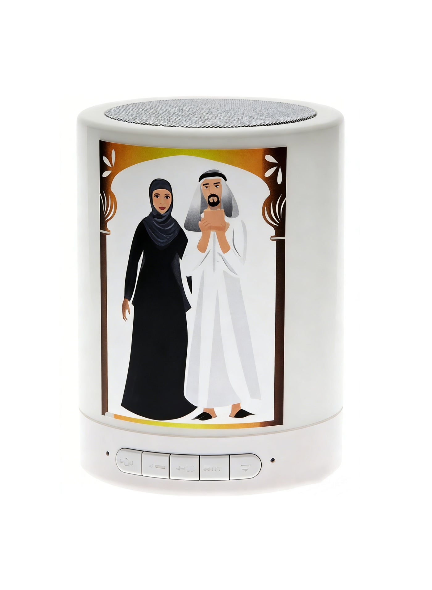 Compare CRONY Q1 Multifunction Bluetooth Quran Speaker with TF Card MP3 Playback FM Radio and 5Hour Battery for Islamic Learning at KSA Price