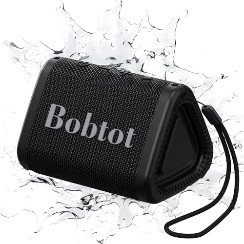 Bobtot Portable Bluetooth Speaker Wireless, IPX7 Small…