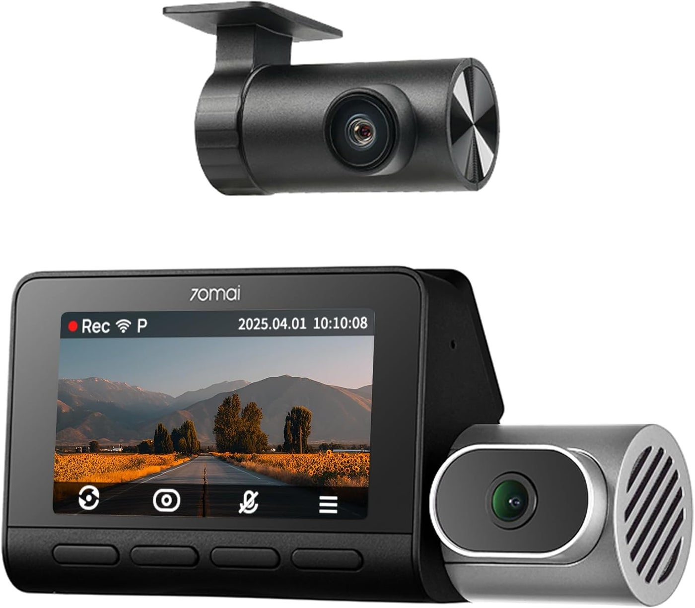 70mai 4K 3 Channel T800 Dash Cam with Free…