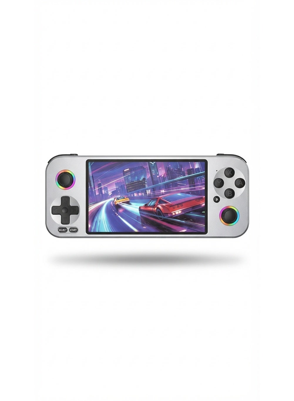 Compare Handheld Retro Video Game Console, 4.5Inch HD Screen Portable Gaming Player with RGB Analog Sticks, TF Card Expansion Support and MultiLanguage Interface at KSA Price