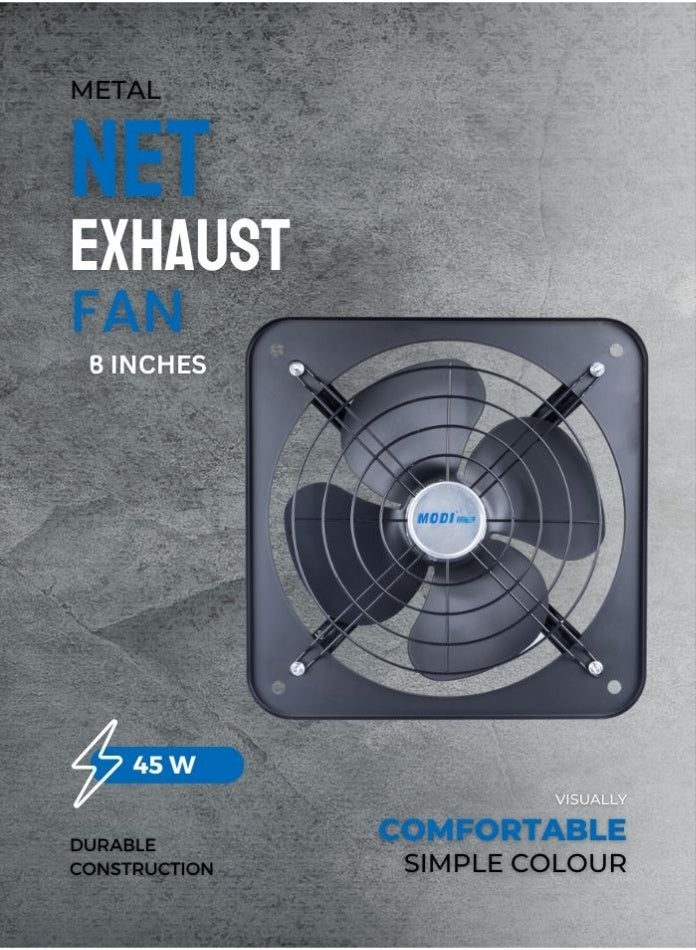 8-Inch Metal Net Exhaust Fan Powerful Ventilation…
