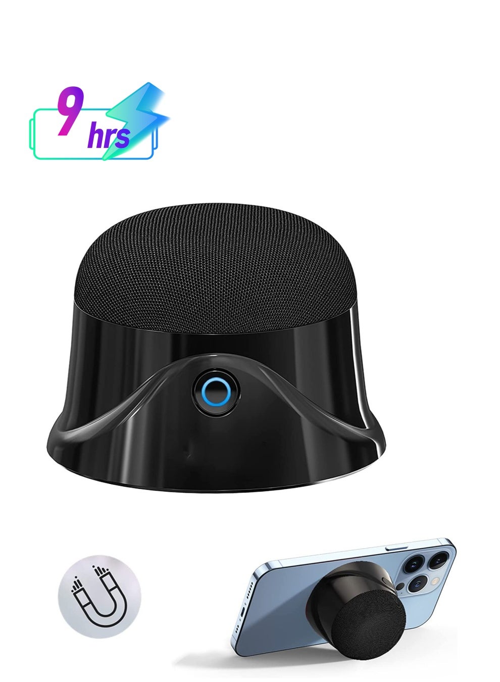 1 PCS Portable Magnetic Small Bluetooth Speaker,…